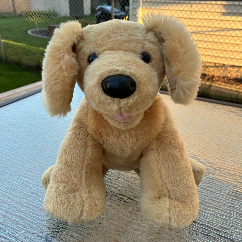 BAB Build-A-Bear Tan Golden Retriever Plush Stuffed Animal